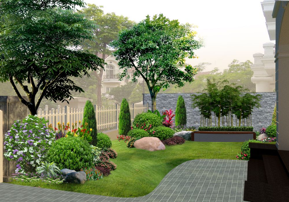 Sân vườn nên được thiết kế như thế nào để phù hợp nhất?